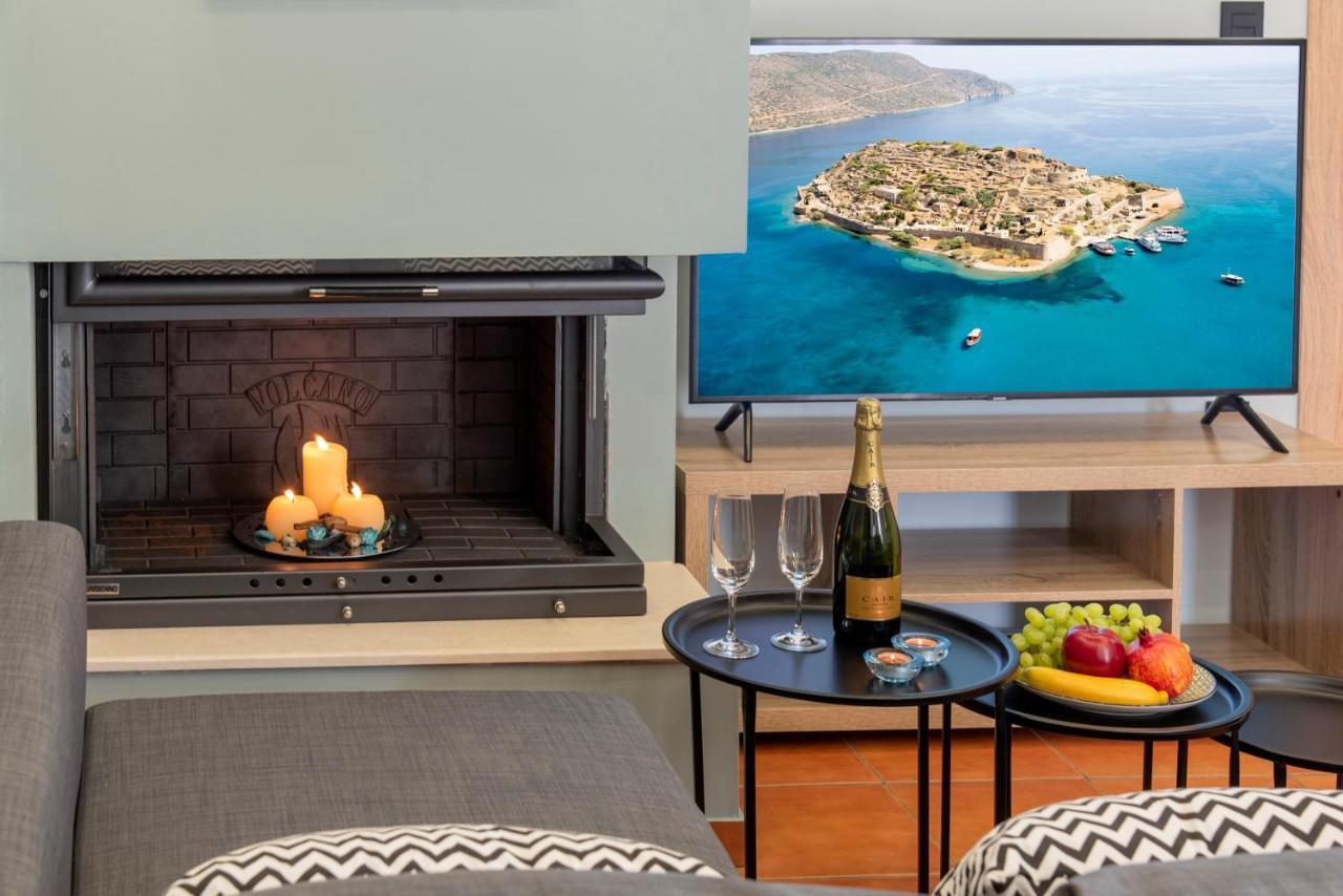 Casa Kaneli Luxury Villa Elounda Eksteriør bilde